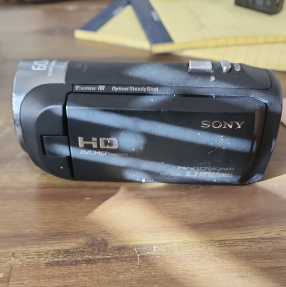 Video camera and Scan disk with a battery